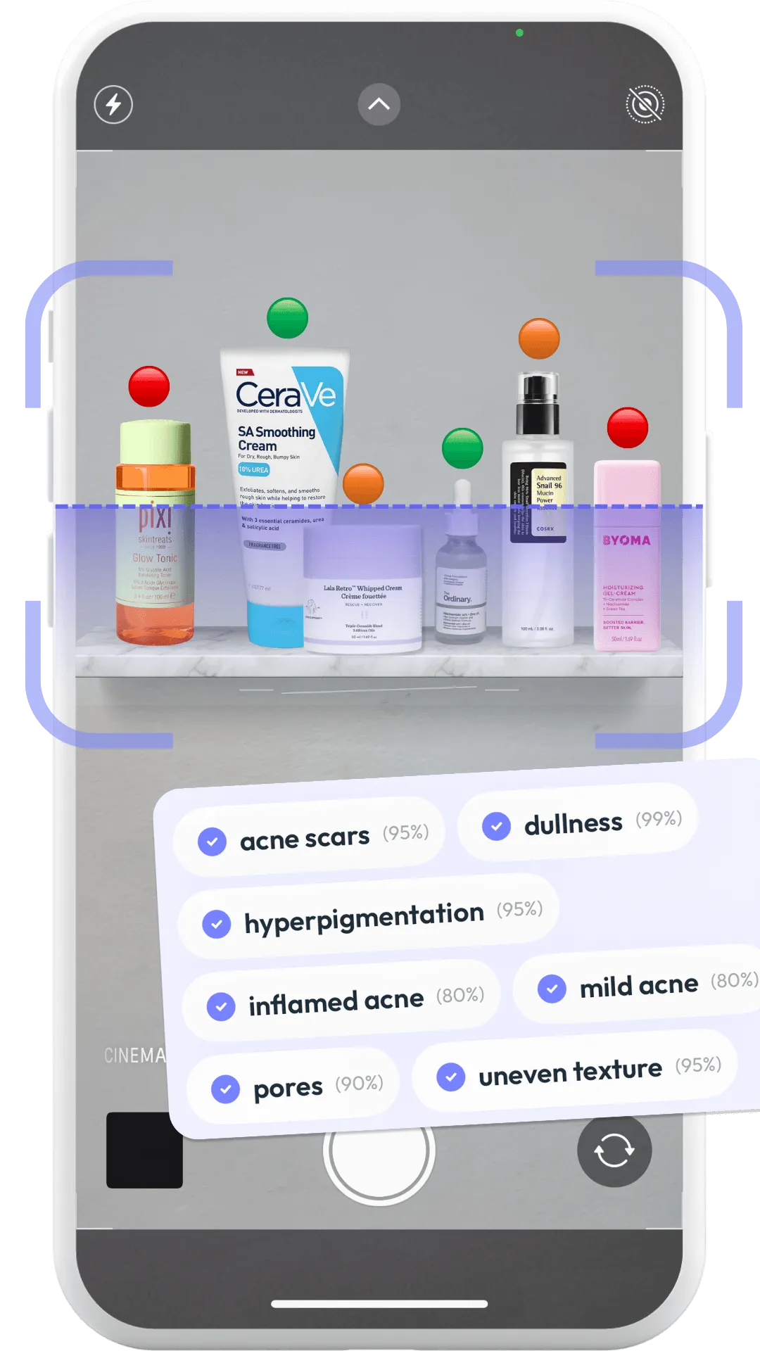 Skin Bliss shelf scanner